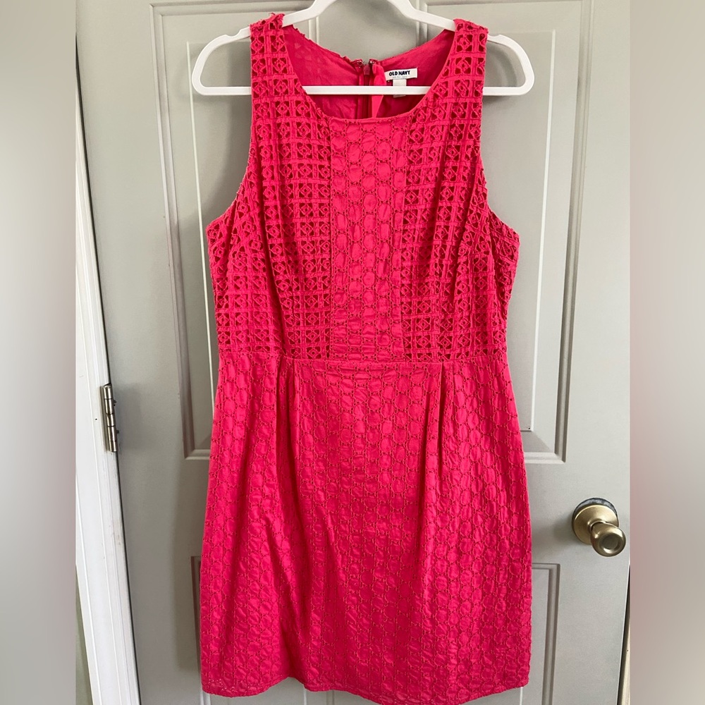 Old Navy Vibrant Pink Mini Dress